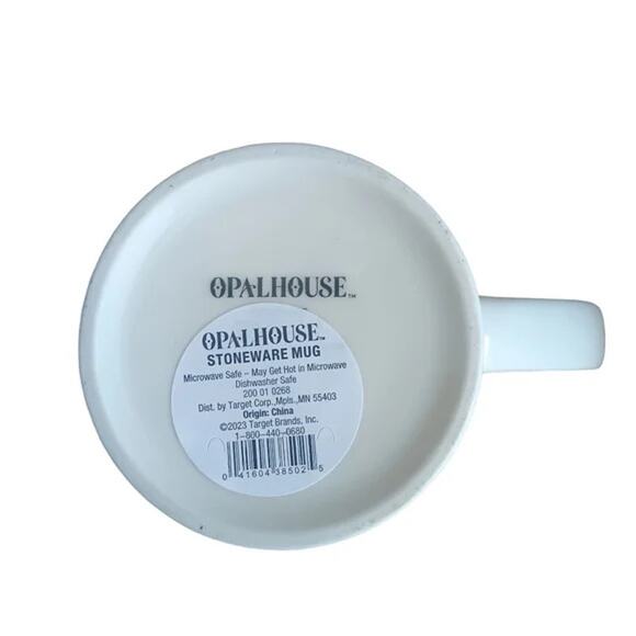 Opalhouse Stoneware 16oz Monogram Initial "L" Lime Green & Rose Gold Coffee Mug - Picture 2 of 3